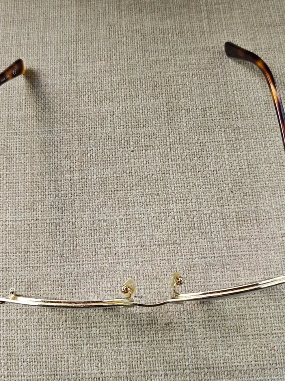 Calvin Klein Jeans Eyeglasses Frame Unisex Brown/Gold Tone Eyewear CKJ19312